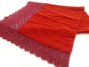 ビロードレース花模様ショール